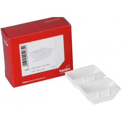 Absetzmulde 7cbm für AK12, weiß, 2 Stück