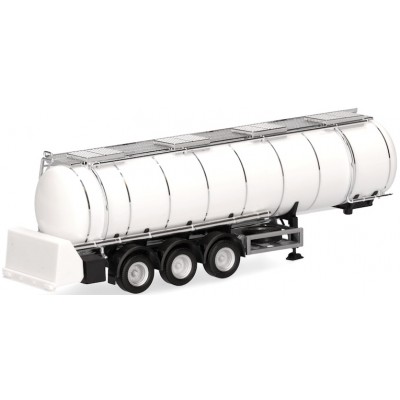 Feldbinder Lebensmitteltankauflieger 3achs, weiß