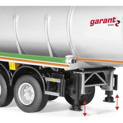 Kotte garant Tanksattelaufliger (TSA) 30.000, weißaluminium