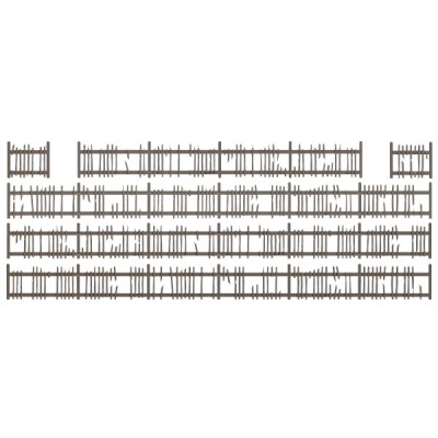 Alter Lattenzaun, Gesamtlänge 130 cm