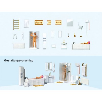 Ehepaar im Bad - Badezimmereinrichtung