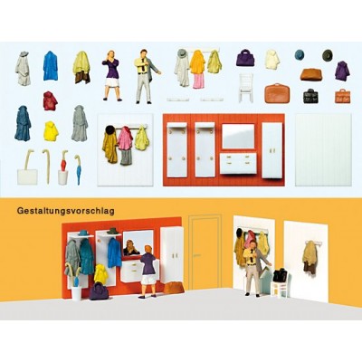 Beim Anziehen - Garderobeneinrichtung