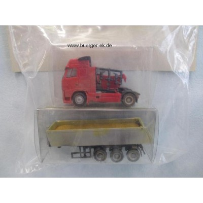 LKW Kippsattelzug beladen mit Sand, Gealtert!