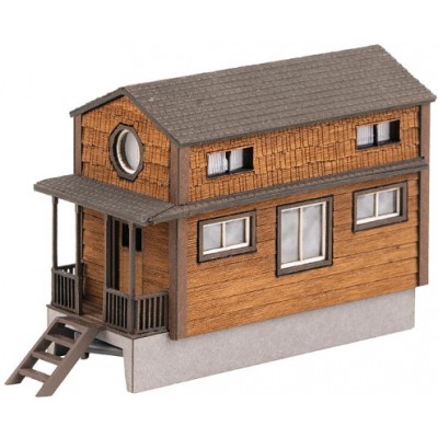 Tiny House, Maße: 81 x 35 x 54 mm, Bausatz