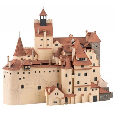 Schloss Bran, Burgfestung, Bausatz, Größe 490 x 325 x 415 mm