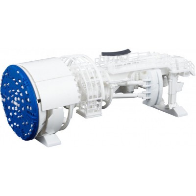 Tunnelbohrmaschine im Bau, Bausatz