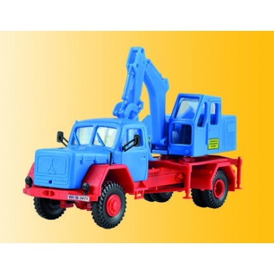 Magirus Eckhauber mit Baggeraufbau, Bausatz