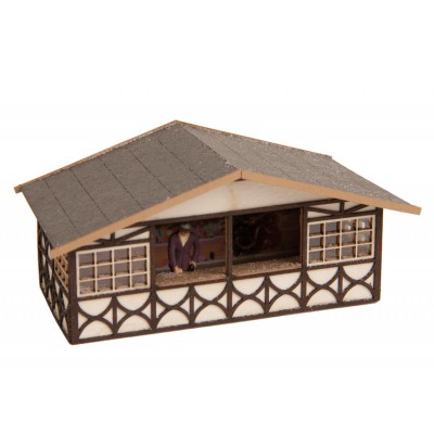 Weihnachtsmarktstand, 8 x 5 x 3,5 cm