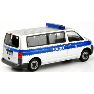 VW T5 LR 10 Funkstreifenwagen der Polizei Bremen, silber/blau