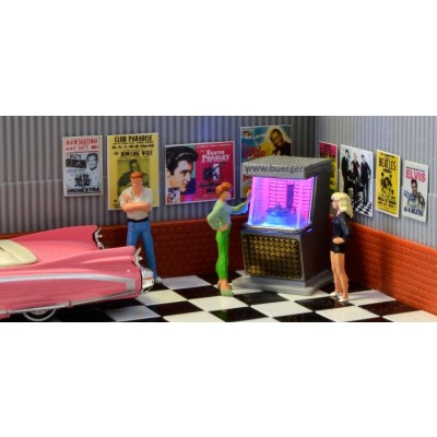 Jukebox, Schallplatte läuft, Elektronik-Artikel