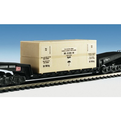 MB-Trac mit Schienentiefladewagen