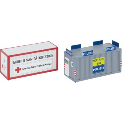 Bürocontainer Polizei und DRK, Bausatz