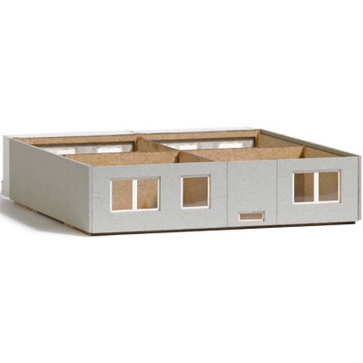 Plattenbau WBS 70 Aufstockung, Bausatz zur Erhöhung des Gebäudes, Größe: 158 x 140 x 34 mm