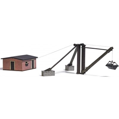 Schwenkkran mit Windenhaus, Bausatz