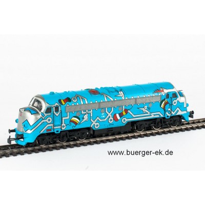 Diesellok MY 1126 ATCS GRAFFITI-Audruck