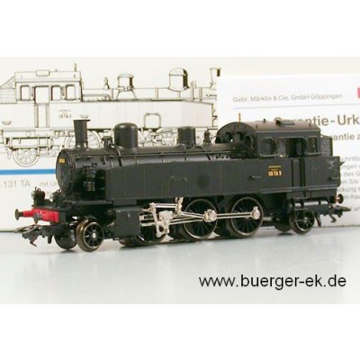 Tenderdampflokomotive 131 T der SNCF, schwarz