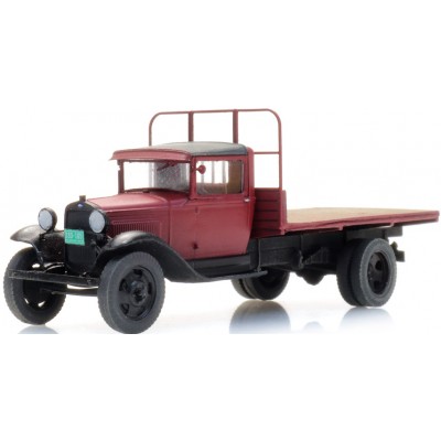 Ford Model AA, Flachpritsche mit Heuladung