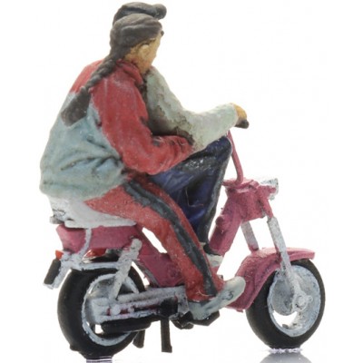 Gilera Citta Moped, zwei Figuren,