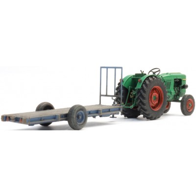 Deutz D30, Obstgartentraktor, mit Anhänger
