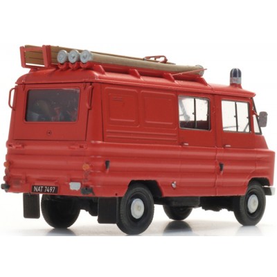 Zuk A15, Feuerwehr, rot , polnischer Kleintransporter