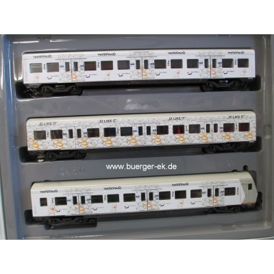 Wagen-Set S-Bahn mit Eierwerbung (3 Wagen)