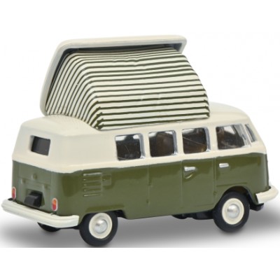VW T1c Campingbus, grün/weiß