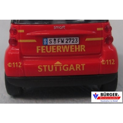 Smart fortwo 2007 Facelift, Kommandowagen der Feuerwehr Stuttgart, KdoW 56 S-FW 2723, Baujahr 2007