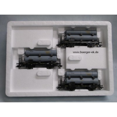 Wagenset Gaswagen, 3 Wagen der K.Bay.Sts.B.