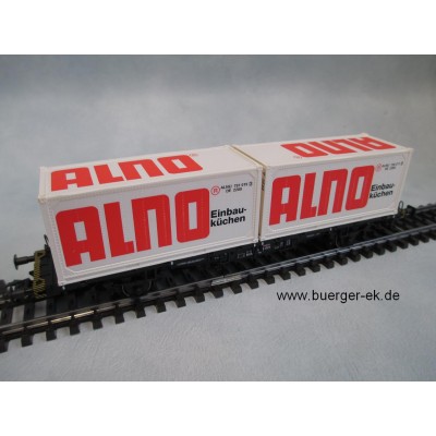 Containerwagen ALNO, 2-achsig