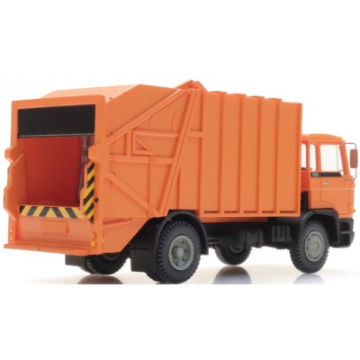 DAF LKW Müllwagen 2achsig mit kippbarem Fahrerhaus, orange
