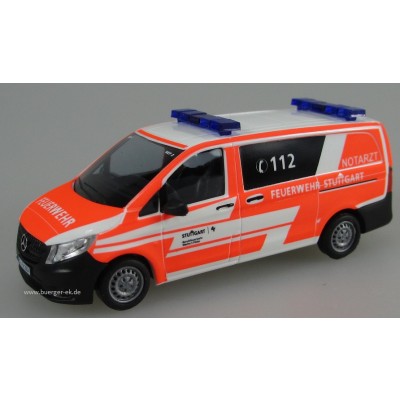 Mercedes-Benz Vito Notarzt Feuerwehr Stuttgart, NEF 2 5/82-2, S-FW 2824, Exklusivmodell