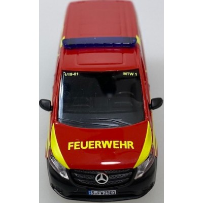 Mercedes-Benz Vito Bus, FEUERWEHR STUTTGART, MTW 1 1/19-01, Mannschaftstransportwagen, S-FW 2501, Exklusivmodell