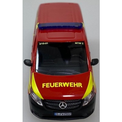 Mercedes-Benz Vito Bus, FEUERWEHR STUTTGART, MTW 2 2/19-01, Mannschaftstransportwagen, S-FW 2502, Exklusivmodell