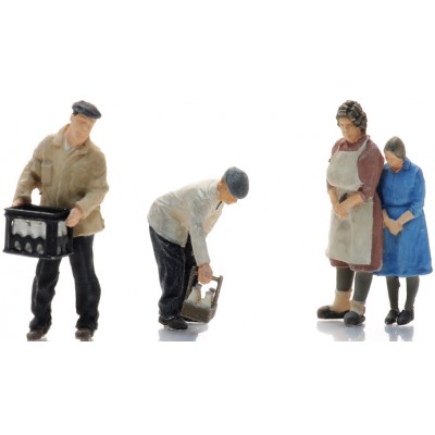 Milchmänner mit Kundinnen, 1970-1990