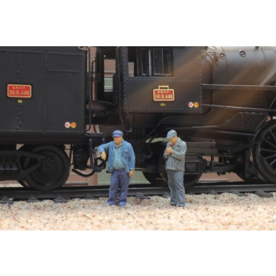 Dampflokpersonal SNCF