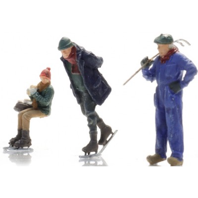 Eislaufszene in Holland