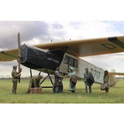 Linienflug - Flugpioniere, 6 Figuren