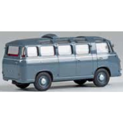 Goliath Express 1100, Luxusbus, hellblaugrau, Dach offen