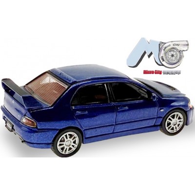 Mitsubishi Lancer Evo 9, blau, (MicroCity 87)