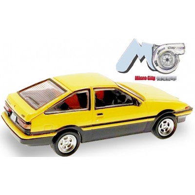 Toyota Corolla AE86, gelb, (MicroCity 87)