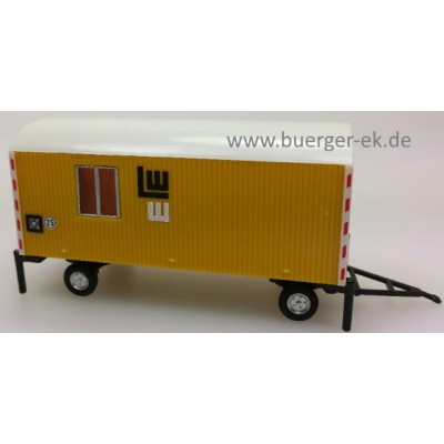 Bauwagen 2-achsig Bauunternehmung Leonhard Weiss, Göppingen
