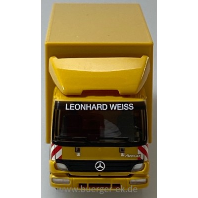 Mercedes-Benz Atego 04 Koffer-LKW mit Ladebordwand, Leonhard Weiss 554720 Schleiftechnik PROFILIA, Göppingen