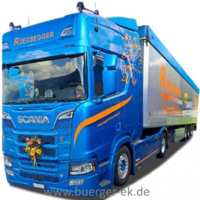 Scania CR20 HD Schubbodensattelzug, Rüegsegger Transport AG - calag neuanfertigung Ihr Profi für Lose- und Spezialaufbauten, Schweiz