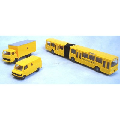 Packung Post PTT Schweiz 3-sprachig, 3 verschieden Modelle Automodelle ...