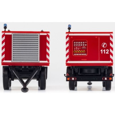 Anhänger Polyma/Kluth Netzersatzanlage, Feuerwehr, rot